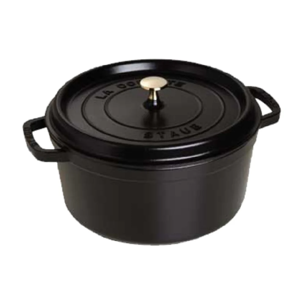 Zwilling 1101625 1.5 Qt Enameled Cast Iron Dutch Oven Round with Cover Black