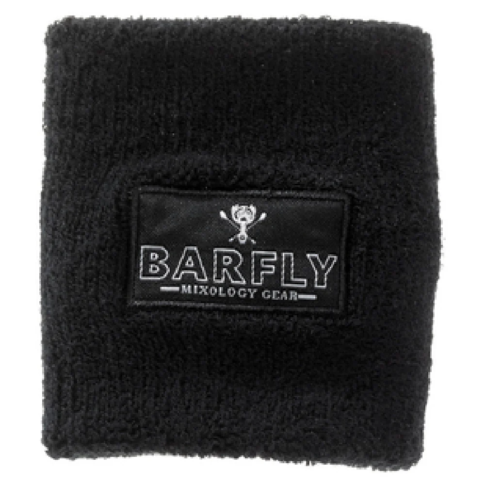 Mercer Culinary M98001 Fabric Black Barfly Mixologist Armband with Slot for Bottle Opener Mercer Culinary M98001 Fabric Black Barfly Mixologist Armband with Slot for Bottle Opener