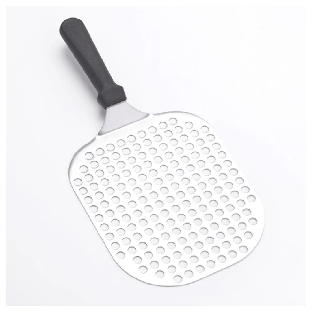 American Metalcraft PLP147 14-3/4 Inch Perforated Mini Pizza Peel with Stainless Steel Paddle and Polypropylene Handle