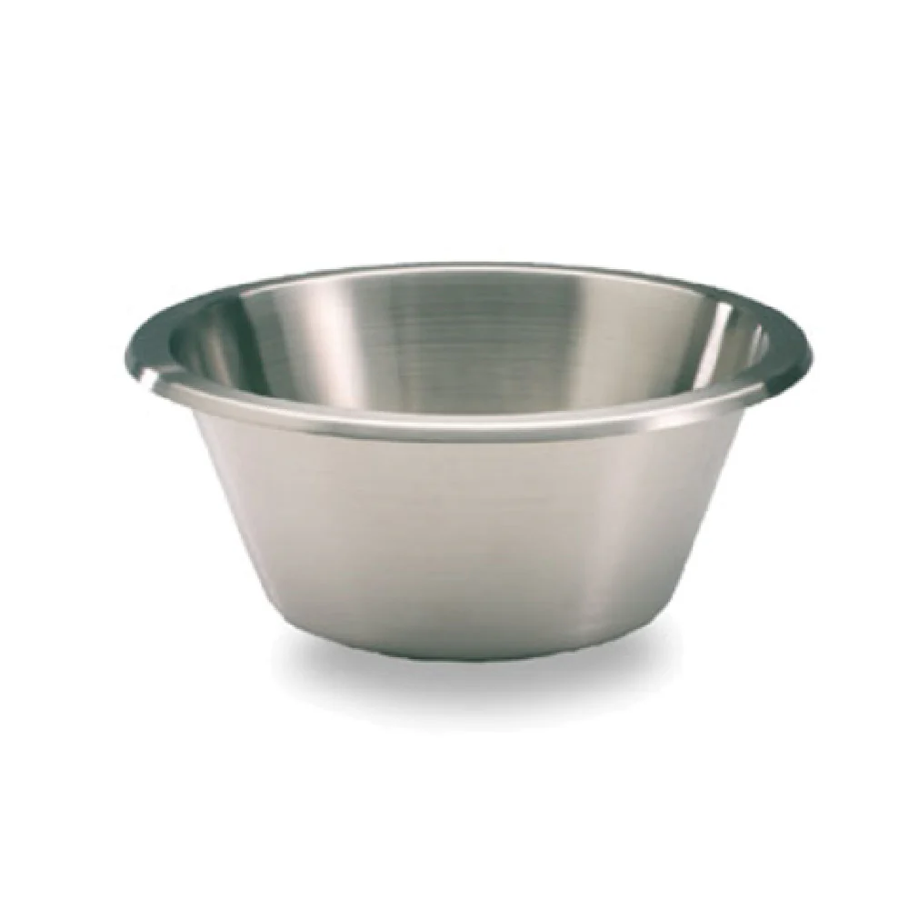 Matfer 702640 17.4 Quart Flat Bottom Mixing Bowl Stainless Steel Dishwasher Safe