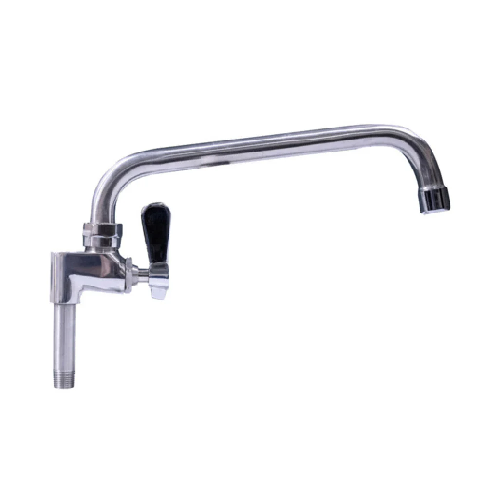 BK Resources EVO-AF16 16 Inch Swing Spout Faucet Stainless Steel with Add On BK Resources EVO-AF16 16 Inch Swing Spout Faucet Stainless Steel with Add On