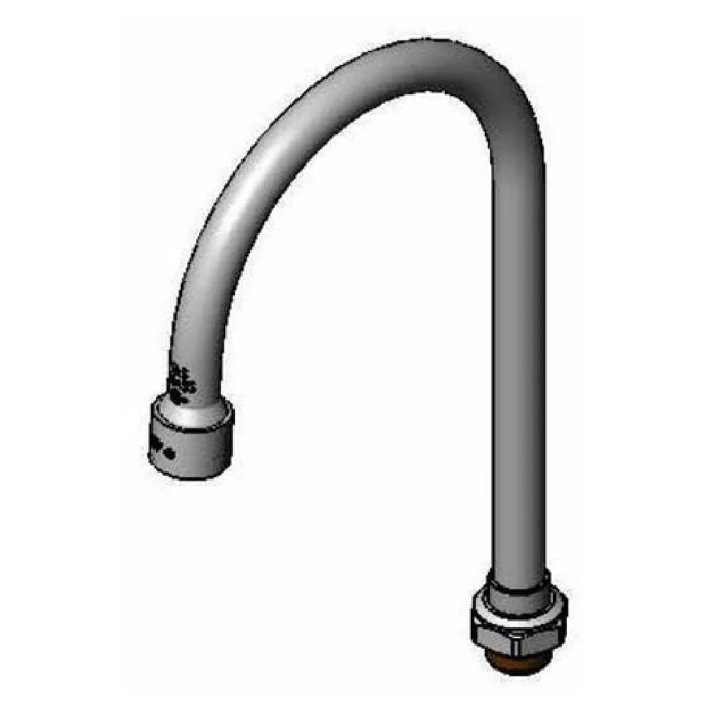 T&S Brass 133X-V22 Gooseneck Faucet Spout Nozzle 2.2 GPM Low Lead