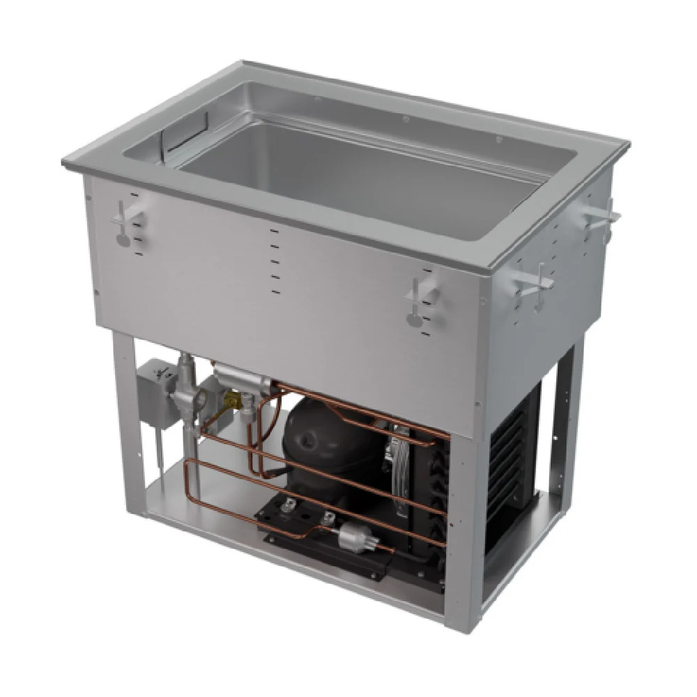 Vollrath FC-HCF-01208-AD-FF 18 Inch Hot Cold Frozen Food Well Unit Drop-in Auto-drain Vollrath FC-HCF-01208-AD-FF 18 Inch Hot Cold Frozen Food Well Unit Drop-in Auto-drain