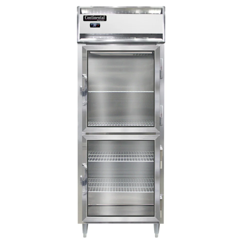 Continental Refrigerator D1RENSSGDHD 28-1/2 Inch One Section Electric Refrigerator Stainless Steel with Wide Doors Continental Refrigerator D1RENSSGDHD 28-1/2 Inch One Section Electric Refrigerator Stainless Steel with Wide Doors