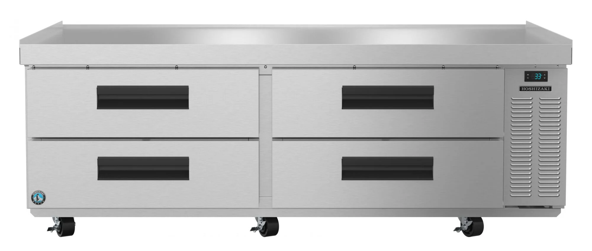 Hoshizaki CR72A 72 Inch Stainless Steel Refrigerated Equipment Stand with 4 Drawers Hoshizaki CR72A 72 Inch Stainless Steel Refrigerated Equipment Stand with 4 Drawers