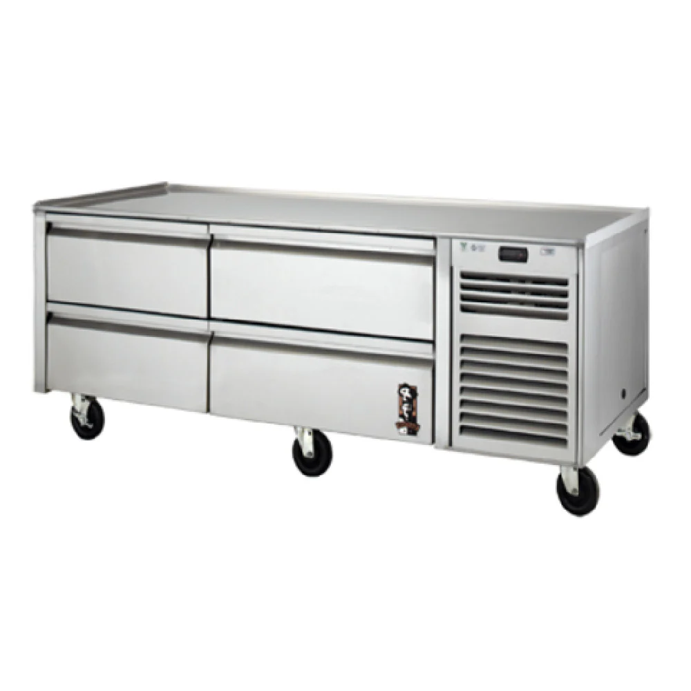Montague Company RB-60-SC 60 Inch Heavy Duty Refrigerated Equipment Base with 4 Drawers
