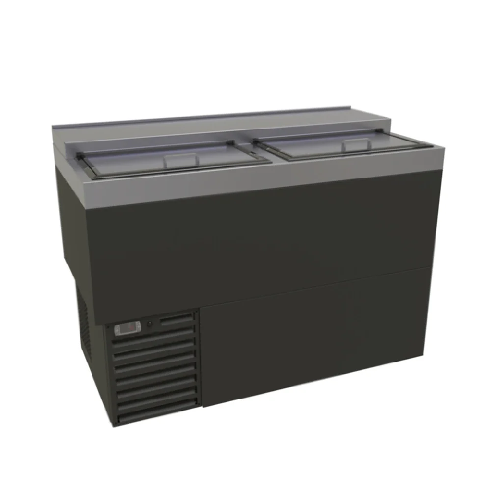 Glastender MF48-B 48 Inch Underbar Glass Froster with Sliding Doors Stainless Steel