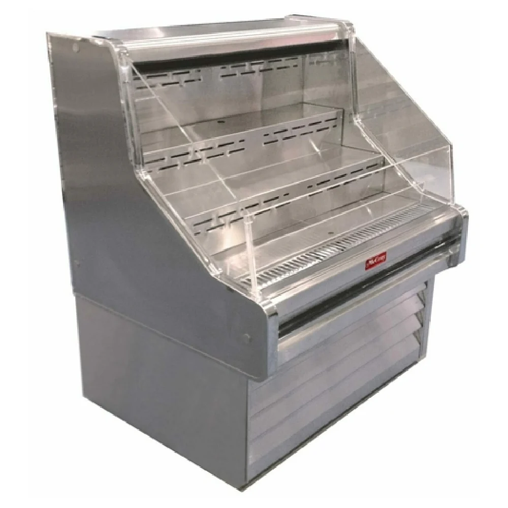 Howard-McCray SC-OS35E-5-S 63 Inch Impulse Open Merchandiser Stainless Steel Howard-McCray SC-OS35E-5-S 63 Inch Impulse Open Merchandiser Stainless Steel