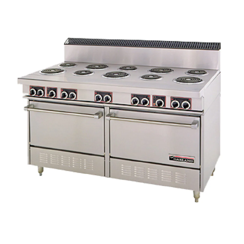Garland S684_208/60/1 60 Inch Electric Restaurant Range with 2 Ovens and 10 Burners