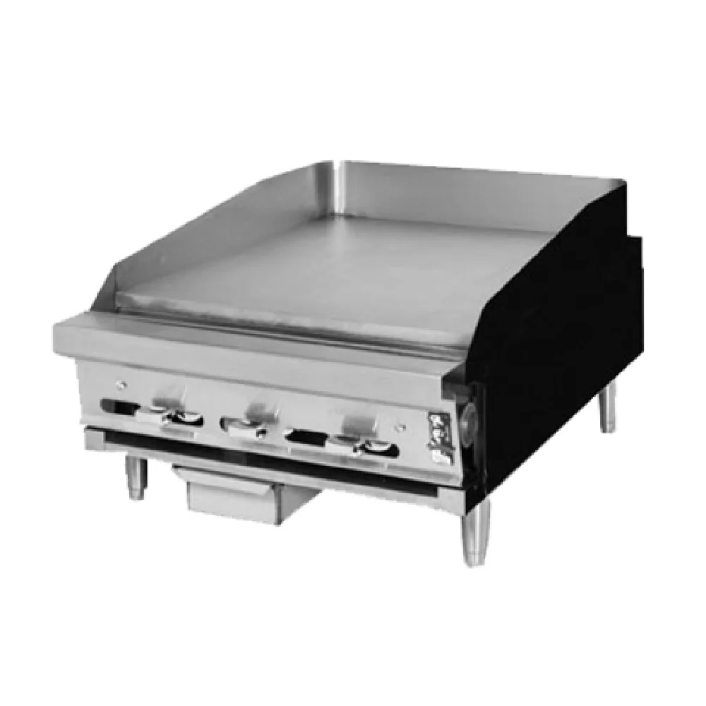 Montague Company 2/C24-8 48 Inch Gas Range with Griddle 3/4 Inch 90000 BTU Montague Company 2/C24-8 48 Inch Gas Range with Griddle 3/4 Inch 90000 BTU