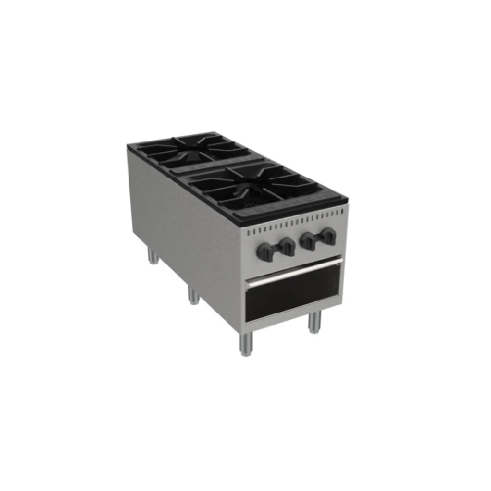 Venancio PSP182G-CB_LP 18 Inch Gas Stock Pot with 2 Burners 180000 BTU Venancio PSP182G-CB_LP 18 Inch Gas Stock Pot with 2 Burners 180000 BTU