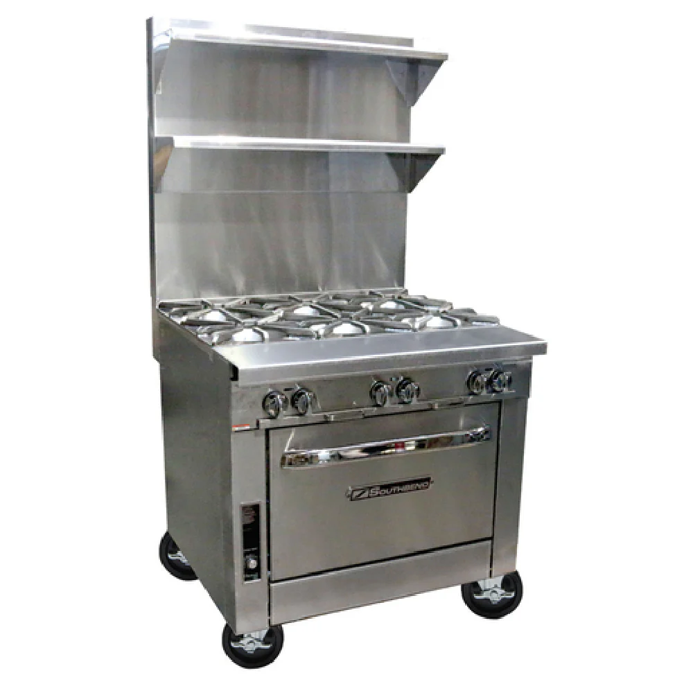 Southbend P36A-BBB_LP 36 Inch Gas Range with 6 Burners 255000 BTU