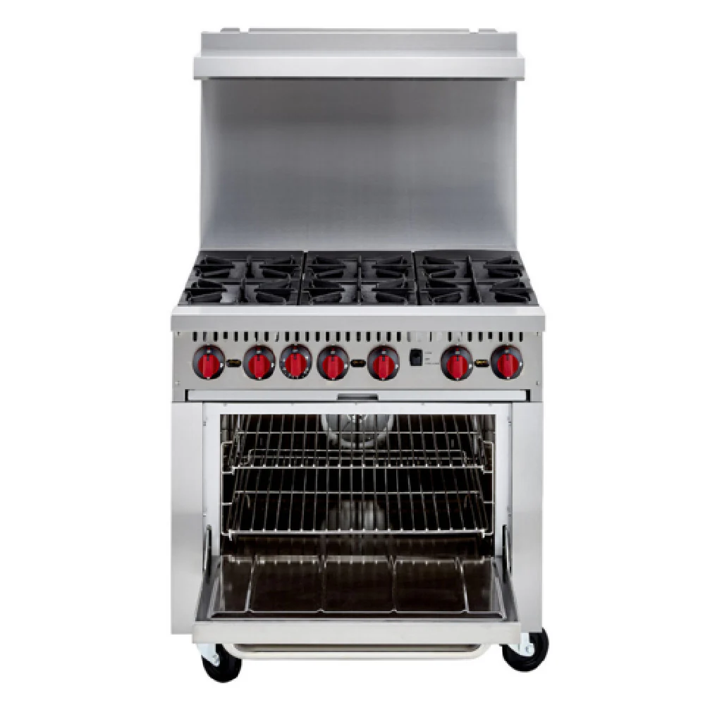 Iron Range IR-6B-C Commercial Range Natural Gas 36