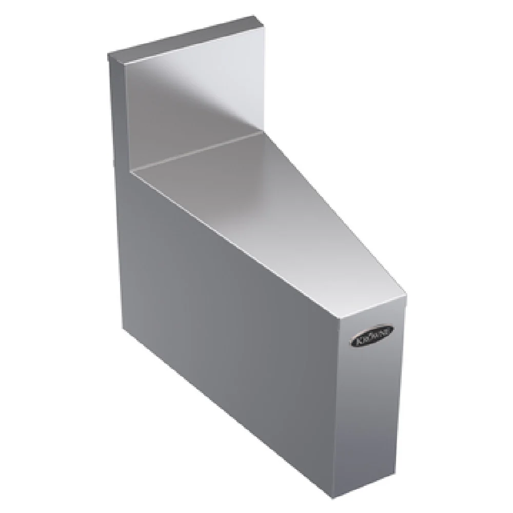 Krowne KR24-R15 10 Inch Stainless Steel Underbar Angle Filler Rear Corner 15 Degree