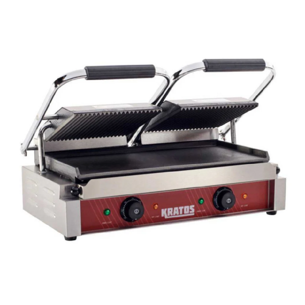 Hubert 29Y-025 Kratos® Commercial Double Panini Grill 18.7 Hubert 29Y-025 Kratos® Commercial Double Panini Grill 18.7