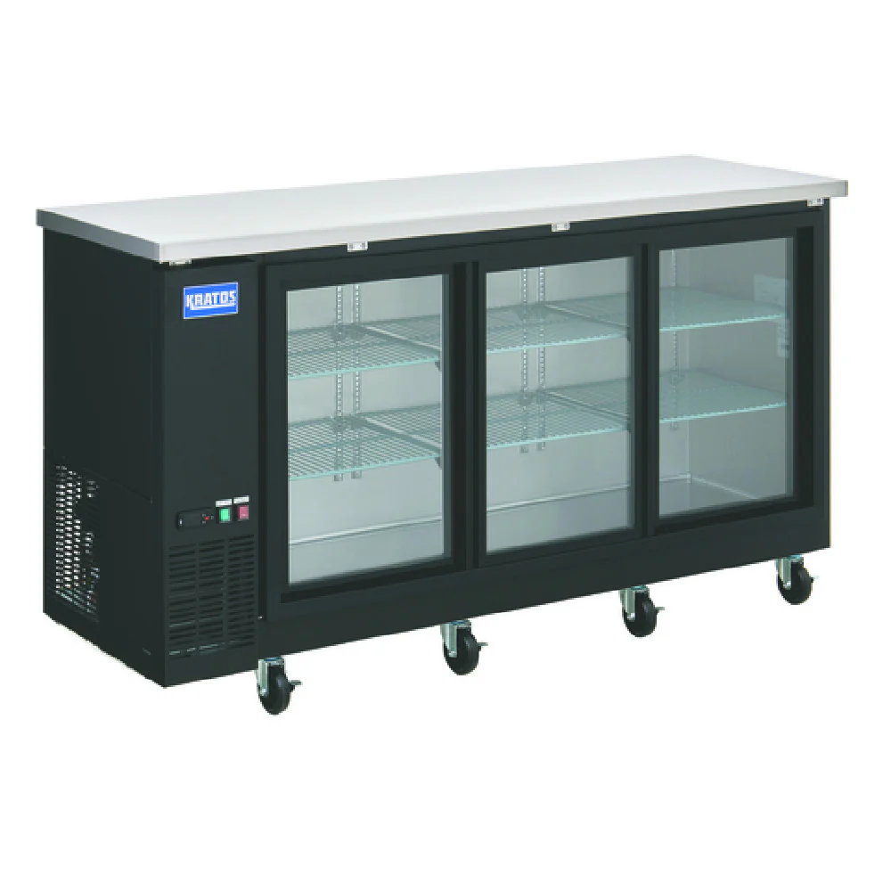 Hubert 168526 Kratos Back Bar Cooler 21.6 Cu. Ft. 72-3/4