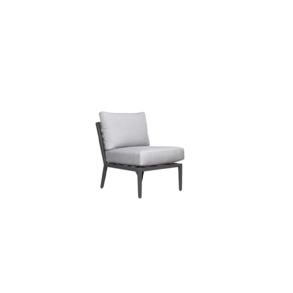 Plantation Prestige Commercial Furniture 8810200-025402 24 Inch Acadia Middle Section Gunmetal Grey Finish Plantation Prestige Commercial Furniture 8810200-025402 24 Inch Acadia Middle Section Gunmetal Grey Finish