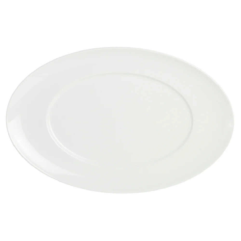 Steelite 62107ST0945 12.5 Inch Oval Platter Royal Porcelain Durable with Glazed Finish