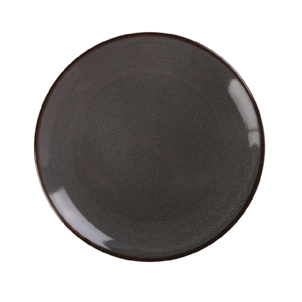 Yanco PK-108 8-1/4 Inch Round Coupe Plate Dishwasher Microwave Safe Porcelain