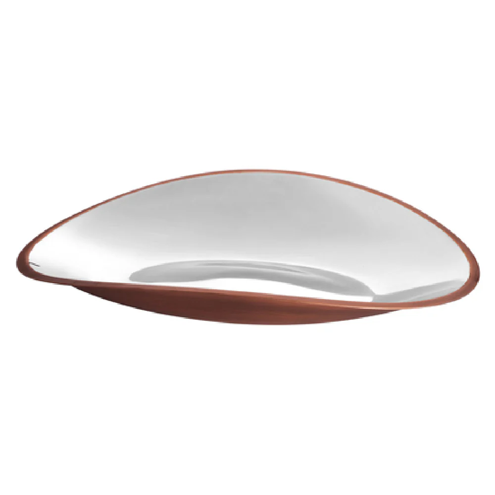 Spring USA SK10965 16 Inch Large Platter Oval Stainless Steel Burnt Copper Finish Spring USA SK10965 16 Inch Large Platter Oval Stainless Steel Burnt Copper Finish
