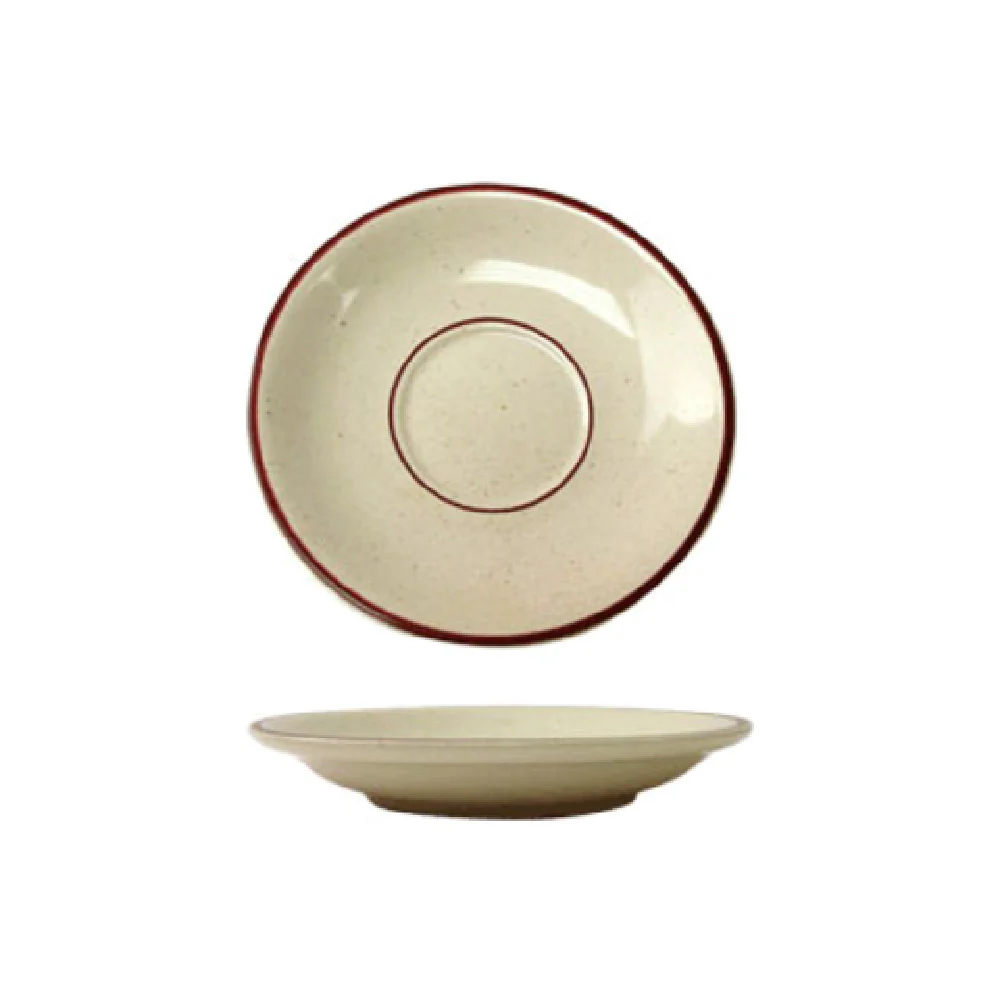International Tableware GR-2 5-1/2 Inch Round Saucer Ceramic Lead Free