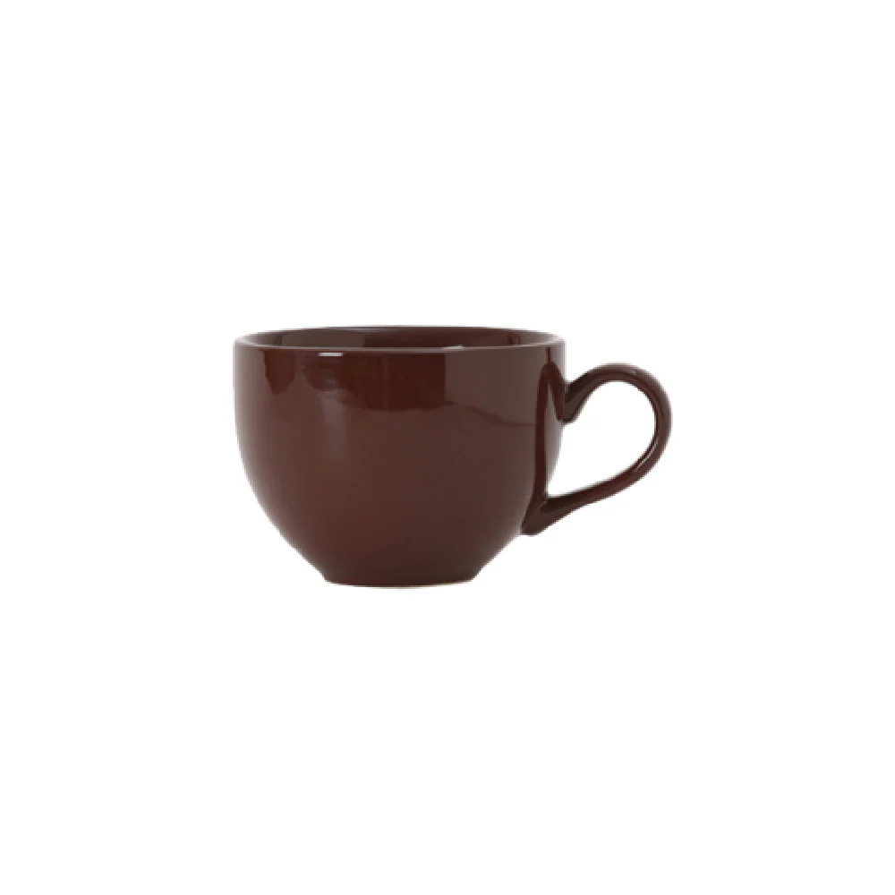 Tuxton DMF-1201 12 Oz Cappuccino Cup Ceramic Lead-Free Dishwasher Safe