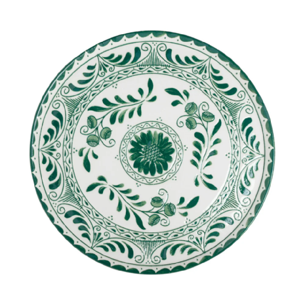 Steelite A103P800 13 Inch Plate Talavera Motiva Green Alumina Vitrified Steelite A103P800 13 Inch Plate Talavera Motiva Green Alumina Vitrified