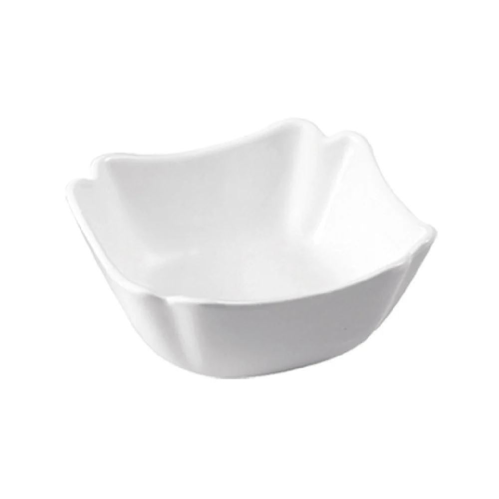 CAC China SLB-8 56 Oz. Square Salad Bowl Dishwasher Oven Microwave Safe Porcelain CAC China SLB-8 56 Oz. Square Salad Bowl Dishwasher Oven Microwave Safe Porcelain