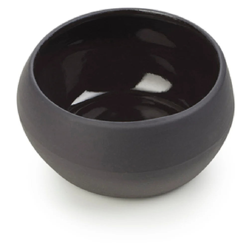 Revol 652360 14 Oz Bowl Round Black Moon Hand-made Porcelain 5 Inch Revol 652360 14 Oz Bowl Round Black Moon Hand-made Porcelain 5 Inch