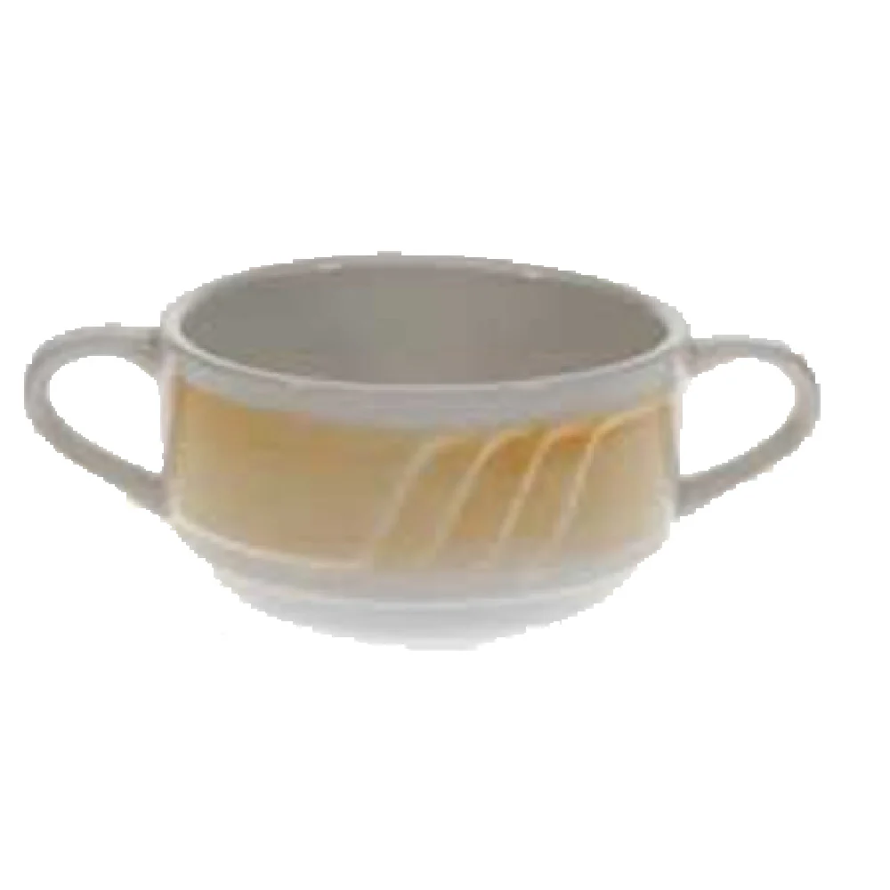 Vertex China SAU-4H-Y 8 Oz with Handles Bouillon Cup Pumpkin Color Vertex China SAU-4H-Y 8 Oz with Handles Bouillon Cup Pumpkin Color
