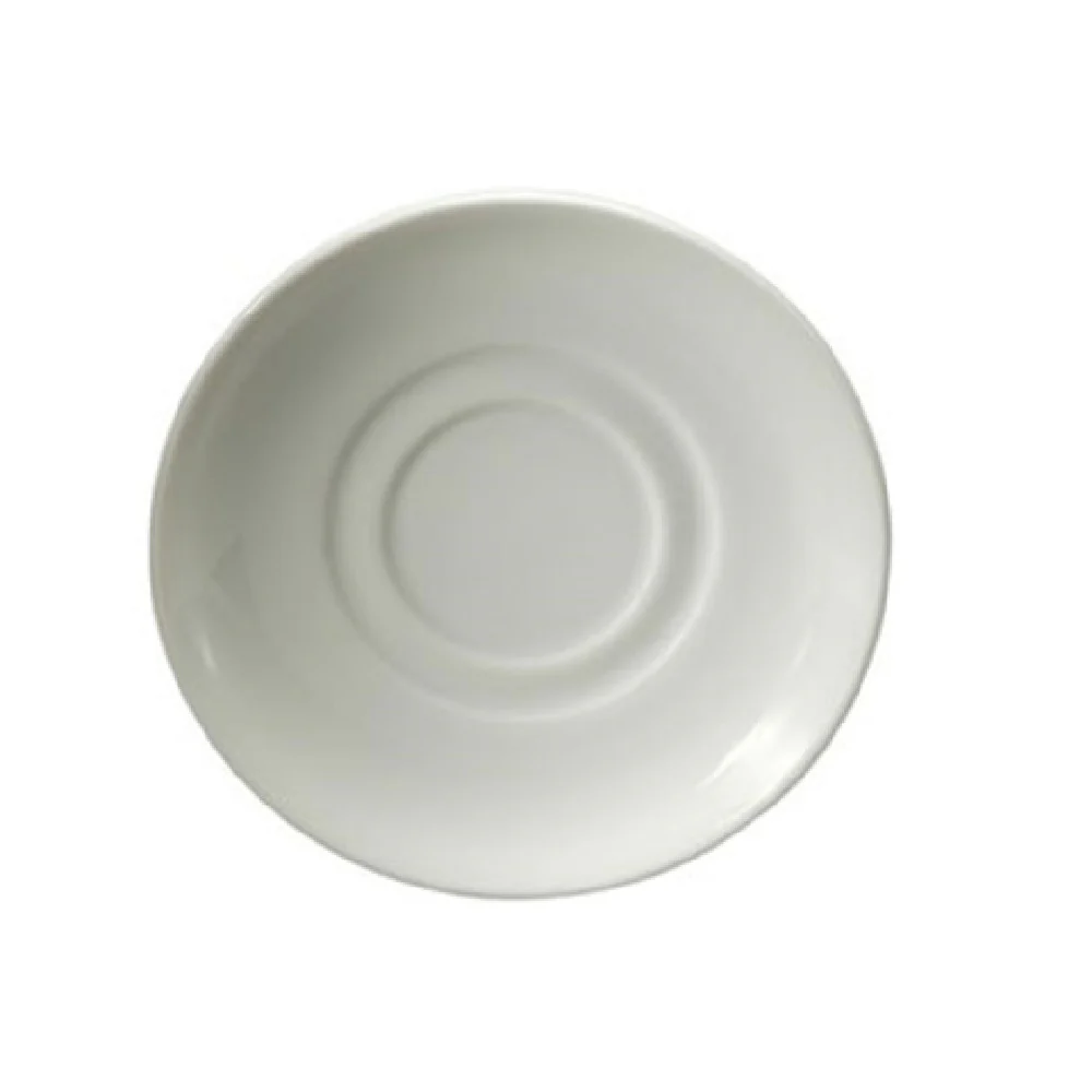 1880 Hospitality R4220000505 4-3/4 Inch Diameter Round Saucer Porcelain Bright White