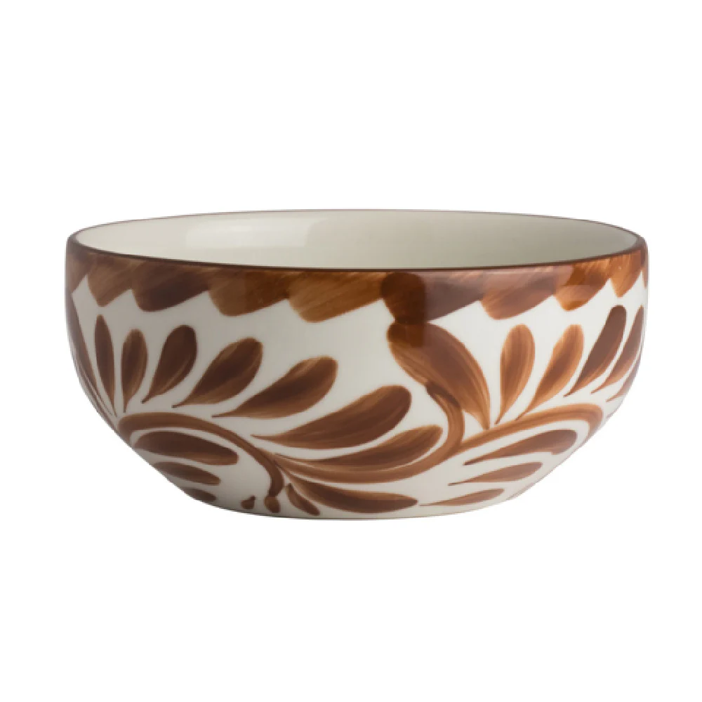 Steelite A122P032 13.5 Oz Oatmeal Bowl Round Puebla Brown Vitrified China