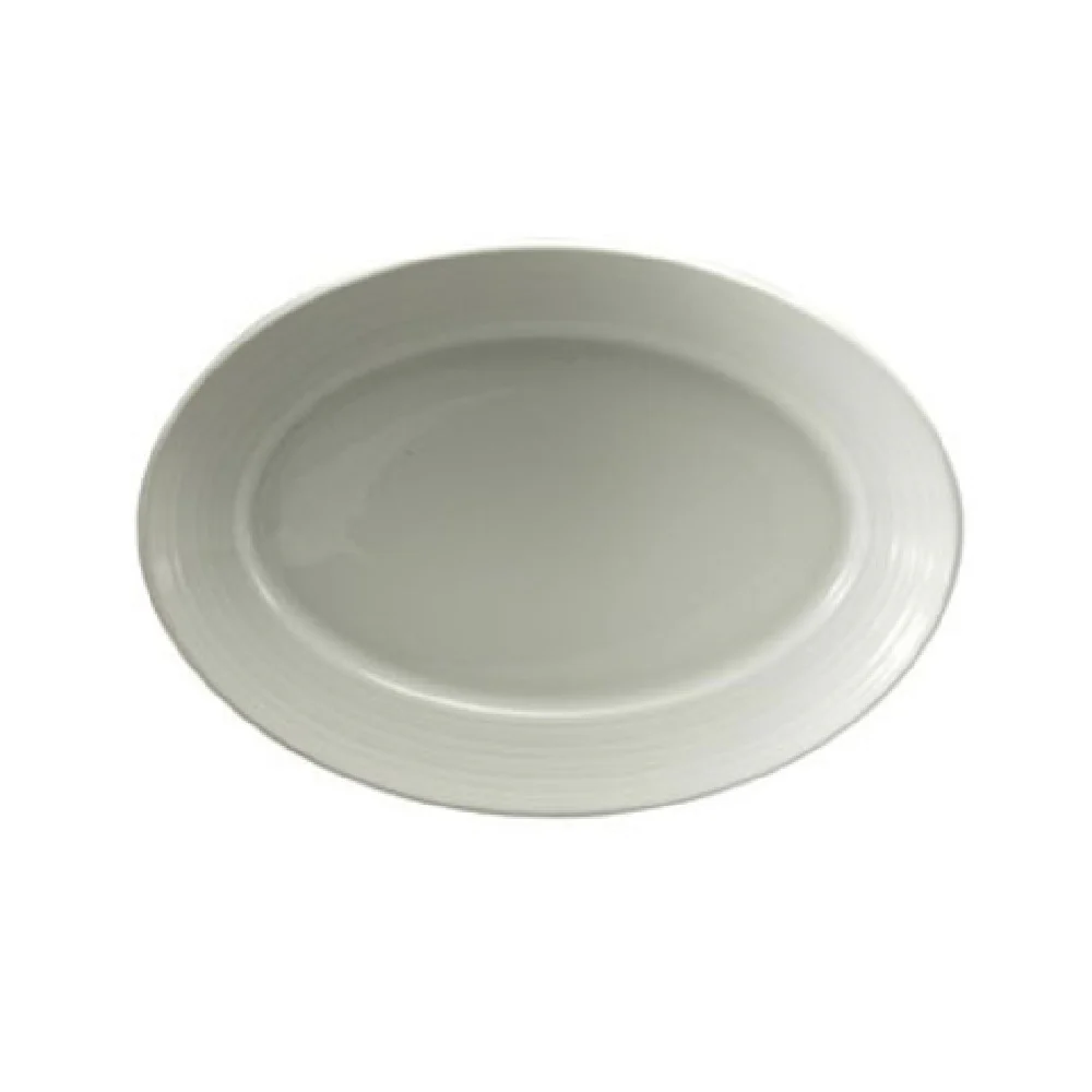 1880 Hospitality R4570000383 14-1/2 Inch Oval Platter Porcelain Embossed