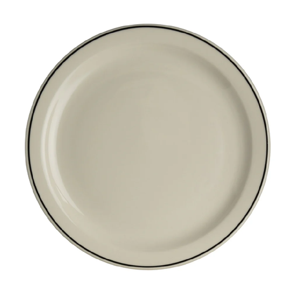 Steelite HL2171743 10.5 Inch Round Plate with Narrow Rim China White