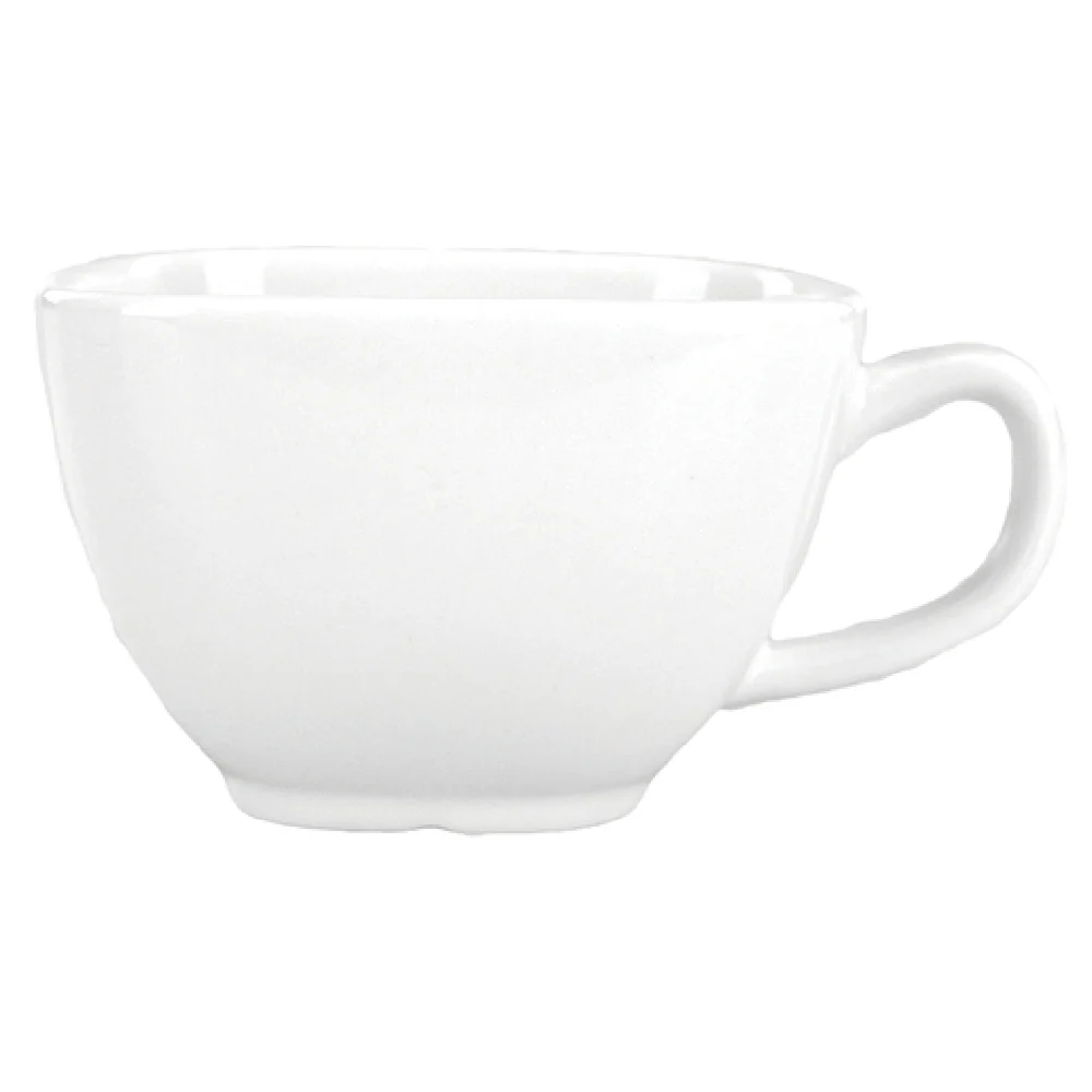 International Tableware SP-1 8 Oz Tall Cup White Porcelain 3-1/2 Inch