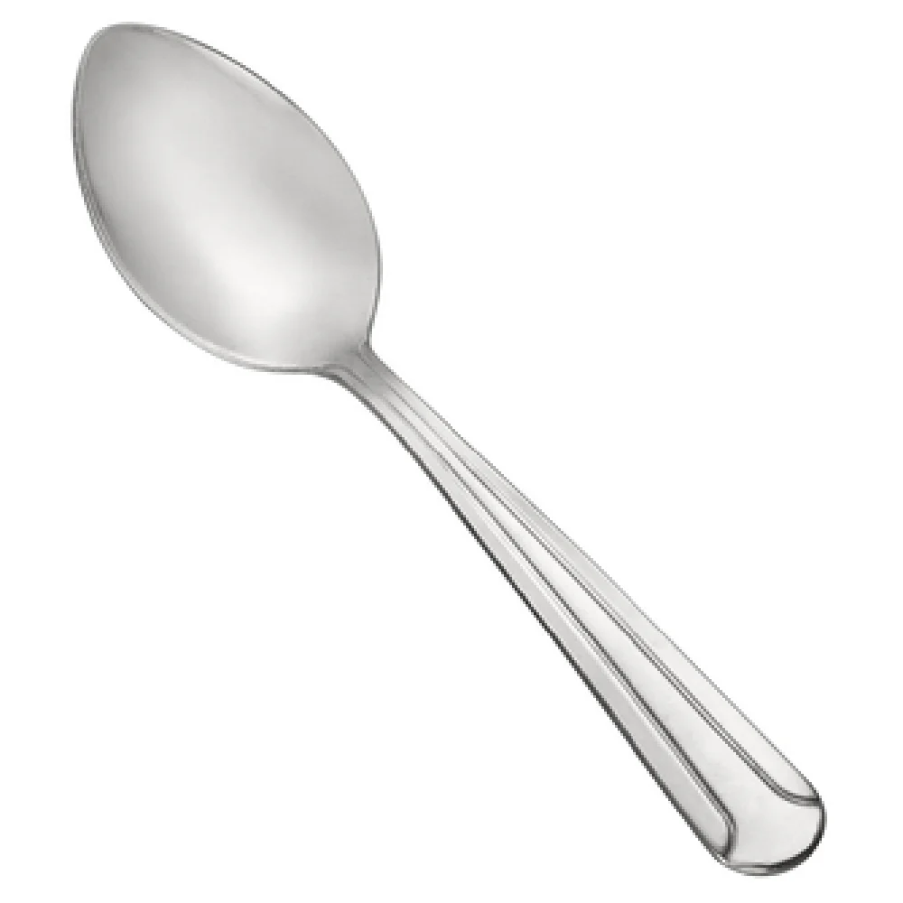 CAC China 1001-09 4-5/8 Inch Medium Weight Demitasse Spoon Stainless Steel