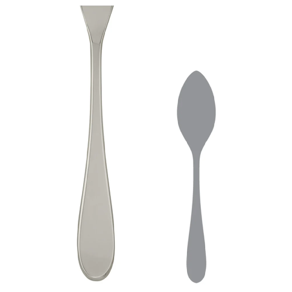 Steelite 5505J003 7-1/2 Inch Dessert Spoon with Ergonomic Handle Stainless Steel Steelite 5505J003 7-1/2 Inch Dessert Spoon with Ergonomic Handle Stainless Steel