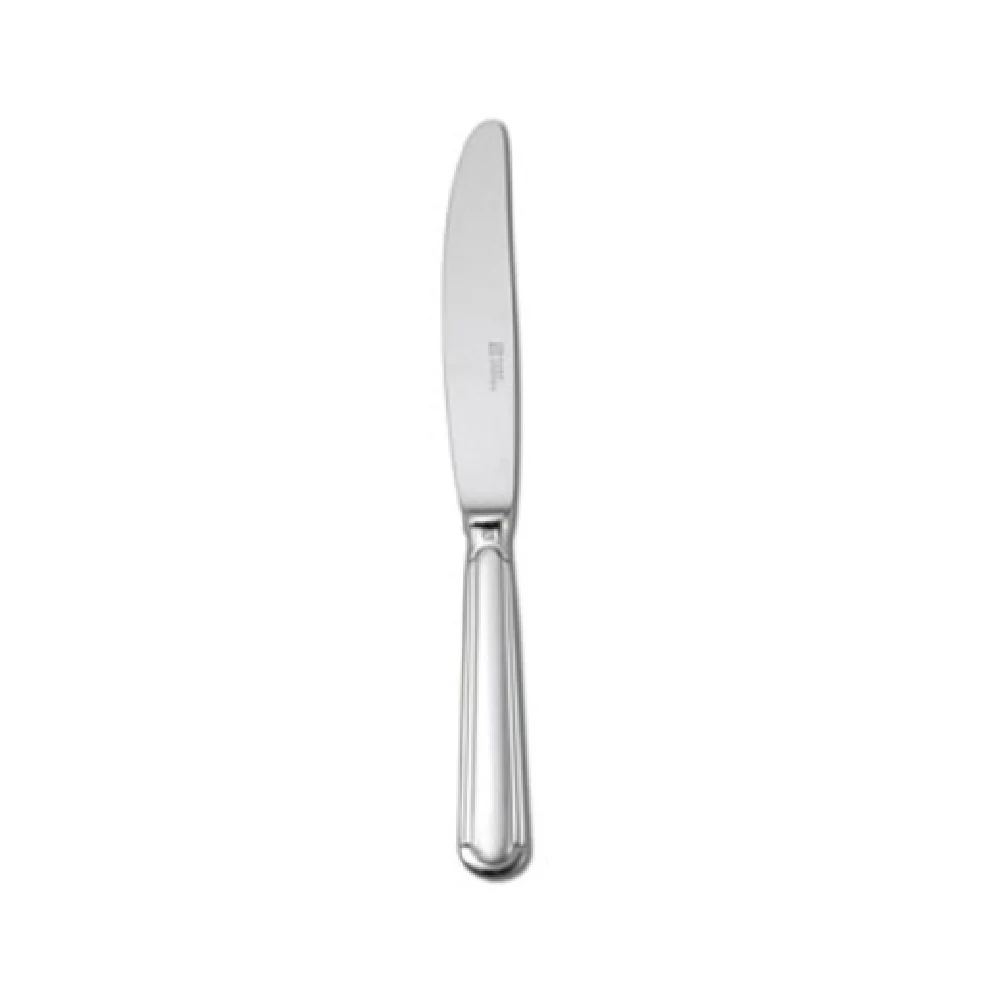 1880 Hospitality V031KDEF 8-1/4 Inch Silver-Plated Dessert Knife with Arched Tip 1880 Hospitality V031KDEF 8-1/4 Inch Silver-Plated Dessert Knife with Arched Tip