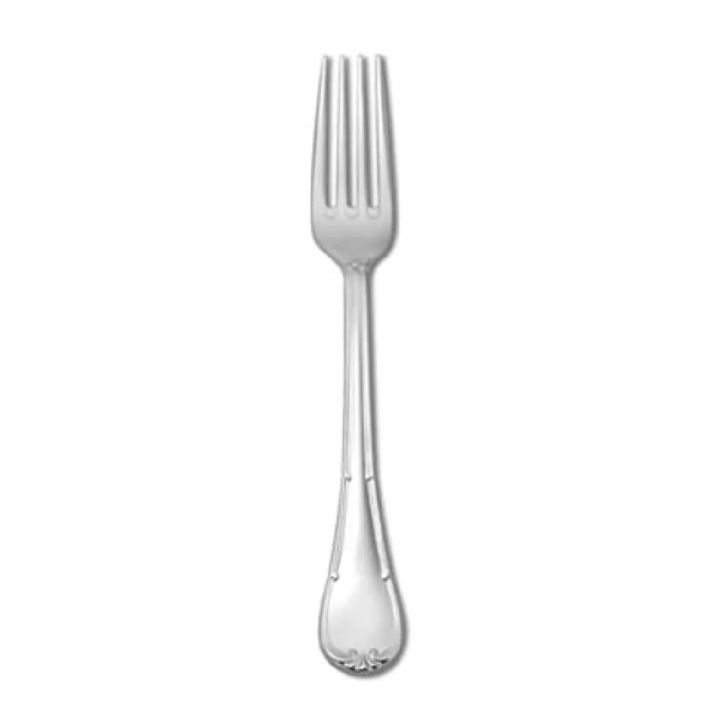 1880 Hospitality B022FDEF 7 Inch Salad Dessert Fork Scrolled Border Stainless Steel