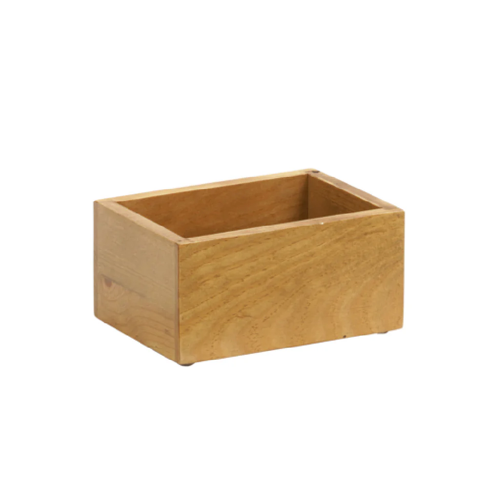 Cal Mil 3829-99 7-1/4Inch Condiment Caddy With Six Bottles Wood Natural