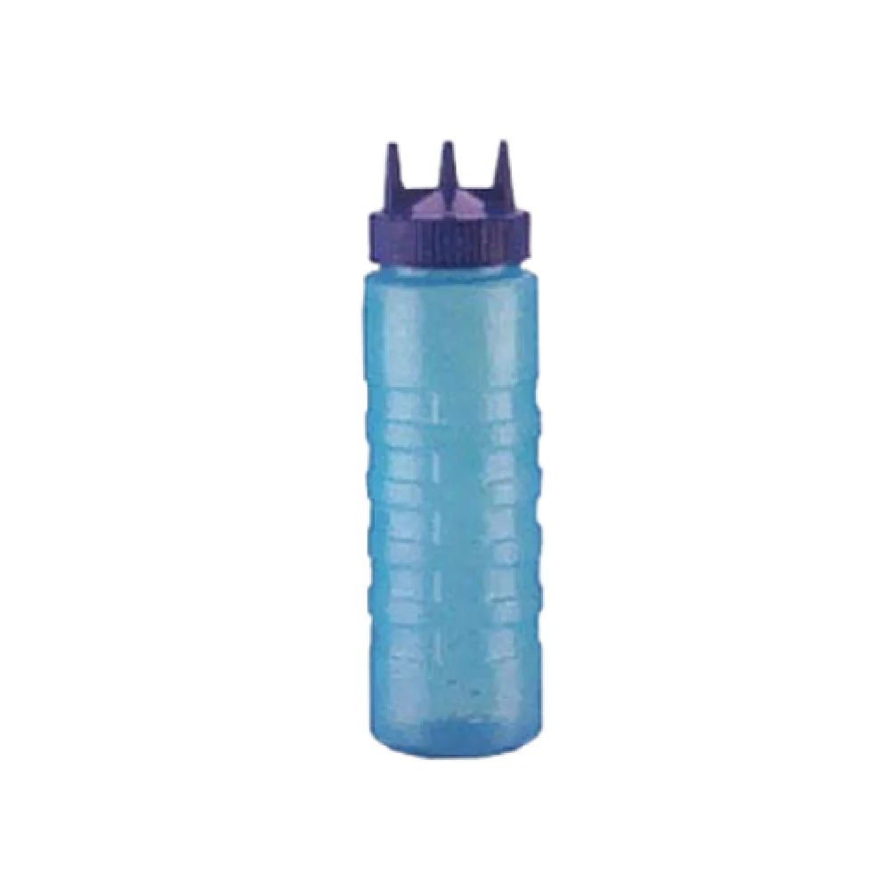 Vollrath 3324C-44 24 Oz Squeeze Bottle Blue with Cap - Traex Tri Tip Vollrath 3324C-44 24 Oz Squeeze Bottle Blue with Cap - Traex Tri Tip