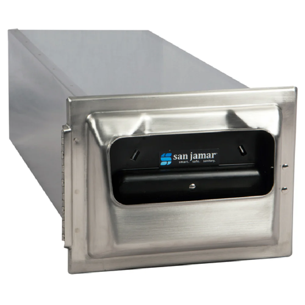 San Jamar H2001SS 7 Inch Paper Napkin Dispenser In-counter One-at-a-time