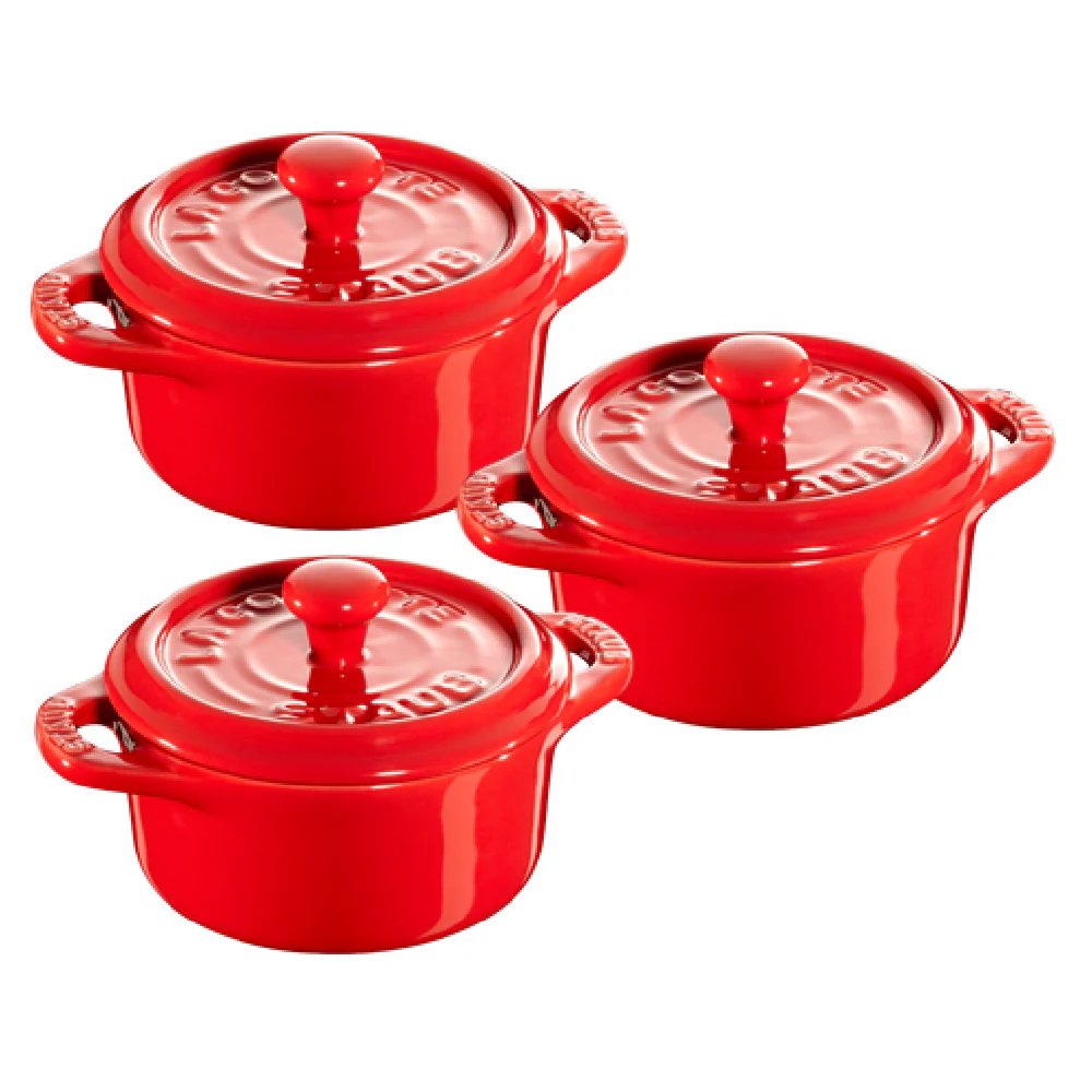 Zwilling 40511-420 8 Oz Mini Cocotte Round Ceramic with Lid and Handles