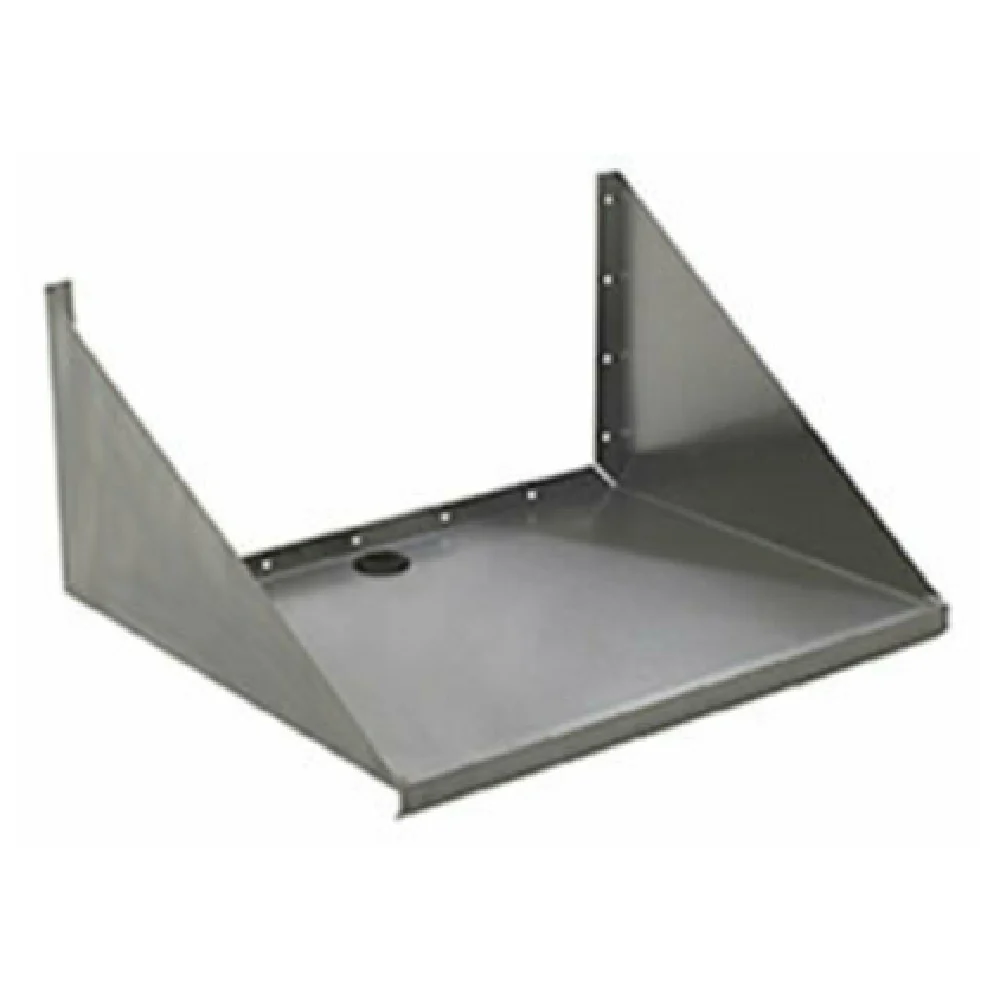 Eagle BPMWS-1824 24 Inch Commercial Microwave Shelf Wall Mount Stainless Steel with Grommet