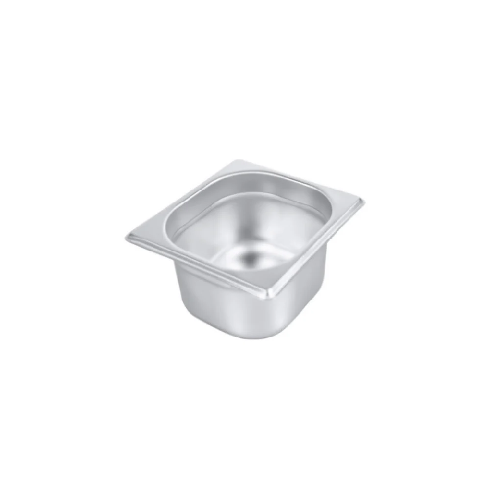 CAC China STPS-25-4 1/6 Size Stainless Steel Steam Pan Anti-jam Dishwasher Safe CAC China STPS-25-4 1/6 Size Stainless Steel Steam Pan Anti-jam Dishwasher Safe