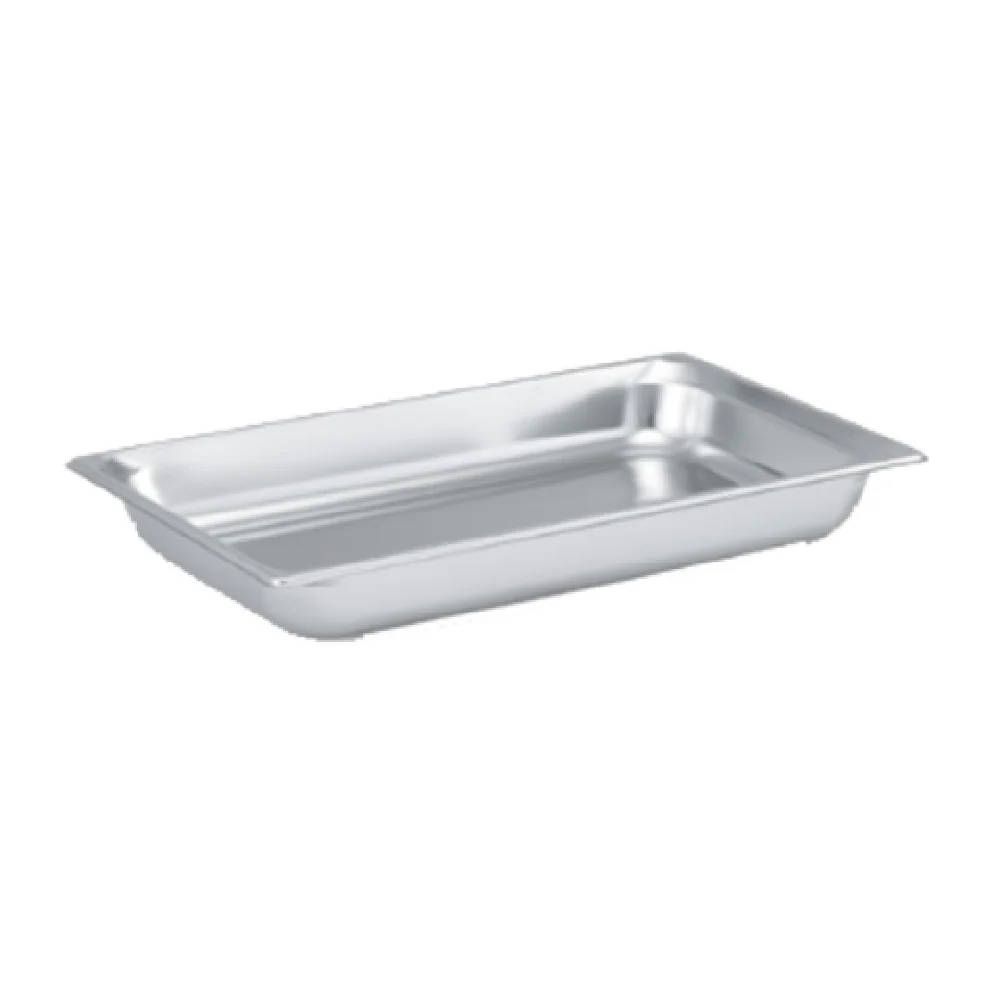 Vollrath 90082 27.5 Quarts 22 Gauge Stainless Steel Food Pan with Anti-Jamming Design