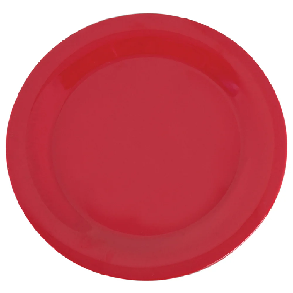 Carlisle 3300205 10-1/2 Inch Narrow Rim Dinner Plate Break Resistant Melamine Red Carlisle 3300205 10-1/2 Inch Narrow Rim Dinner Plate Break Resistant Melamine Red
