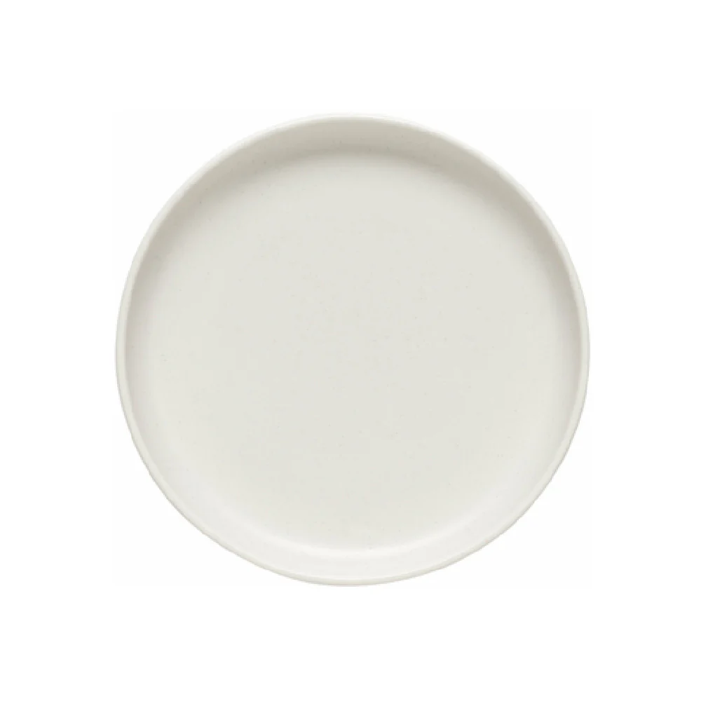Libbey DRI-18-D 7-3/4 Inch Diameter Round Plate Coupe Fully Vitrified Porcelain Satin Matte Driftwood Finish