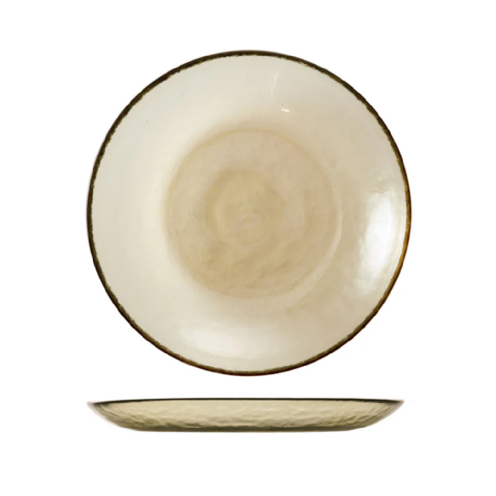 Fortessa 2700.GINGER.02 8 Inch Round Salad Plate Glass Dishwasher Safe Fortessa 2700.GINGER.02 8 Inch Round Salad Plate Glass Dishwasher Safe