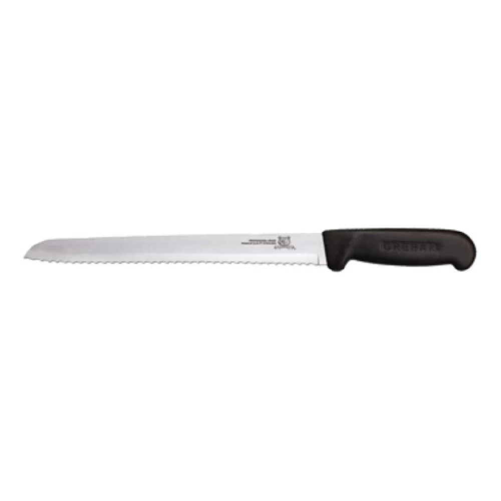 Omcan 12603 8 Inch Black Handle Knife Stainless Steel for Precise Cuts